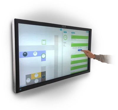 TableAir kiosk on wall