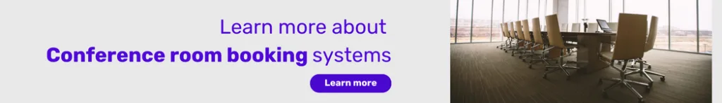 Conference room booking system