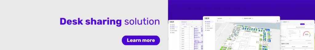 Desk sharing to desk booking