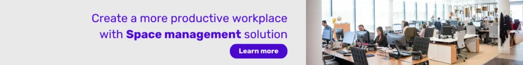 Space management for different types of workplaces