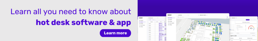 article to Hot desk app and software