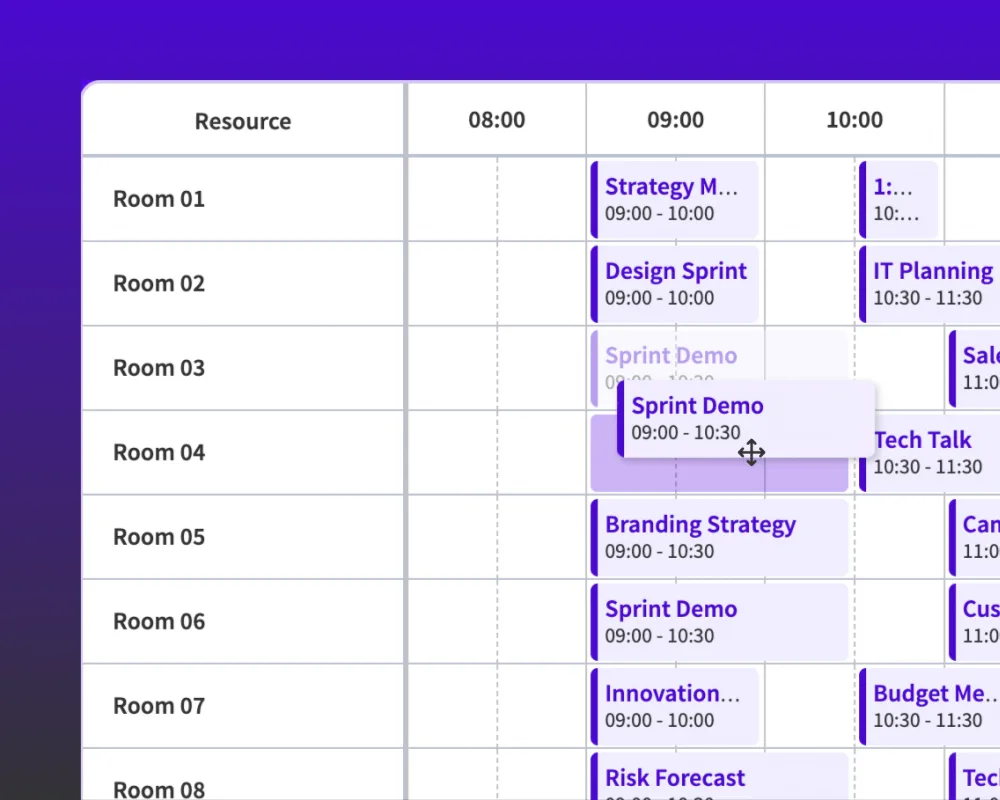 Meeting room booking