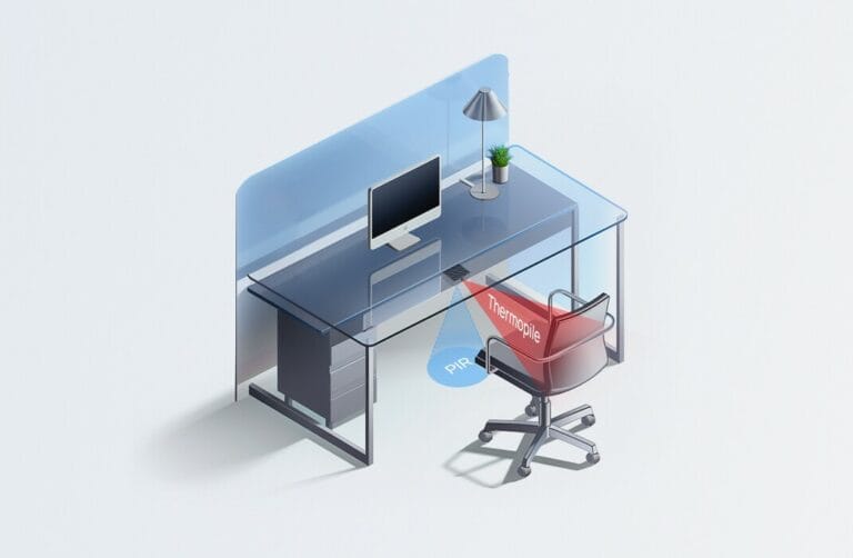 dual technology pir-and thermopile occupancy sensor