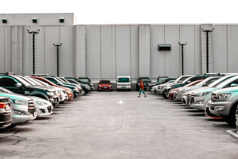 Full office parking lot
